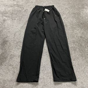 Chase Track Active Pants Womens Small Black Straight Leg Elastic Waist 22x27 NWT